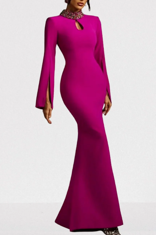 Laksha Cape Sleeve Cutout Maxi Dress | Dress In Beauty Laksha Cape Sleeve Cutout Maxi Dress | Dress In Beauty