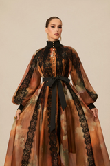 Alluring Glam Lace Panel Midi Dress Alluring Glam Lace Panel Midi Dress