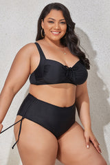 (L-4XL) Floral Adjustable Side Bikini Set | Dress In Beauty (L-4XL) Floral Adjustable Side Bikini Set | Dress In Beauty