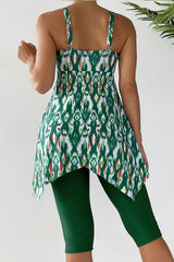 (S-3XL) Allover Print Asymmetrical Hem 2 Piece Set | Dress In Beauty (S-3XL) Allover Print Asymmetrical Hem 2 Piece Set | Dress In Beauty