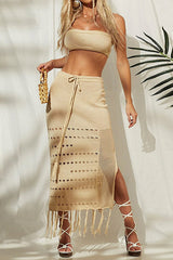 Hazel Crochet Top + Skirt Set | Dress In Beauty Hazel Crochet Top + Skirt Set | Dress In Beauty