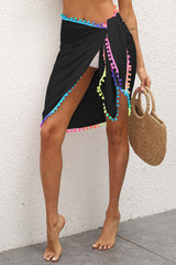 Tassel Patched Irregular One Piece Beach Skirt | Dress In Beauty Tassel Patched Irregular One Piece Beach Skirt | Dress In Beauty