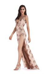 Backless Maxi Sequin Dress - Dress In Beauty Backless Maxi Sequin Dress - Dress In Beauty