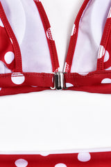 Polka Dot High Waist Ruffle Bikini - Dress In Beauty Polka Dot High Waist Ruffle Bikini - Dress In Beauty