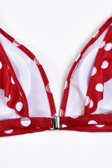 Polka Dot High Waist Ruffle Bikini - Dress In Beauty Polka Dot High Waist Ruffle Bikini - Dress In Beauty