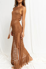 Crochet High Neck Cover Up | Dress In Beauty Crochet High Neck Cover Up | Dress In Beauty