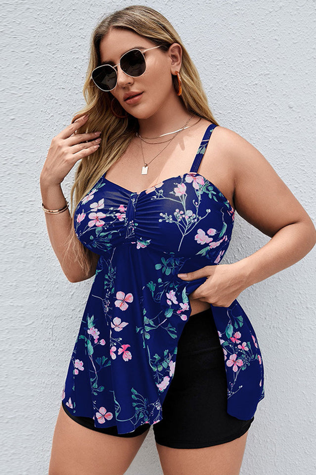 Floral Print Swim Dress With Shorts | Dress In Beauty Floral Print Swim Dress With Shorts | Dress In Beauty