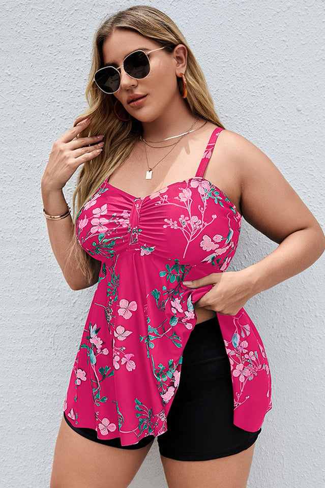 Floral Print Swim Dress With Shorts | Dress In Beauty Floral Print Swim Dress With Shorts | Dress In Beauty