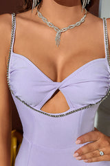 Aurelian Embellished Strap Cut Out Dress | Dress In Beauty Aurelian Embellished Strap Cut Out Dress | Dress In Beauty