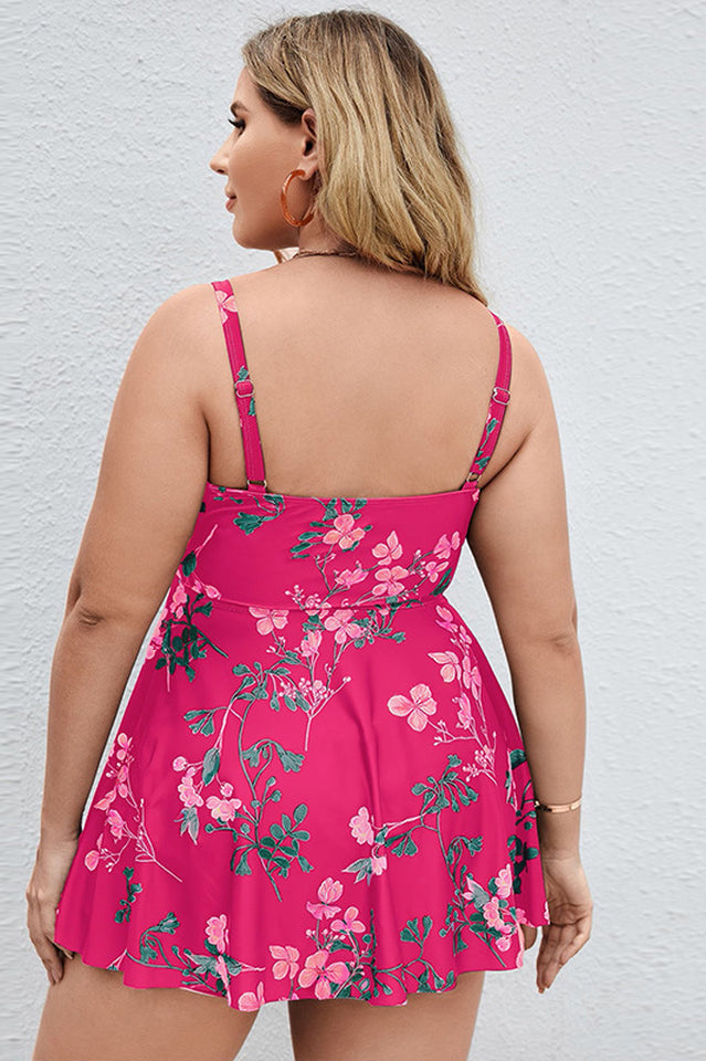 Floral Print Swim Dress With Shorts | Dress In Beauty Floral Print Swim Dress With Shorts | Dress In Beauty