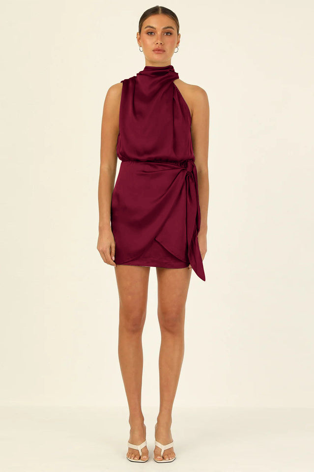 Santorini Satin Mini Dress | Dress In Beauty Santorini Satin Mini Dress | Dress In Beauty