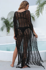 Sexy See Through Tassel Irregular Cover Up | Dress In Beauty Sexy See Through Tassel Irregular Cover Up | Dress In Beauty