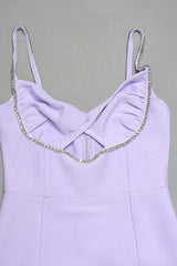 Aurelian Embellished Strap Cut Out Dress | Dress In Beauty Aurelian Embellished Strap Cut Out Dress | Dress In Beauty