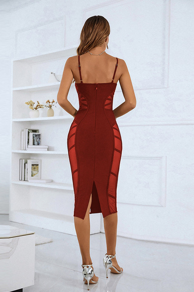 Nira Sweetheart Mesh Midi Dress | Dress In Beauty Nira Sweetheart Mesh Midi Dress | Dress In Beauty