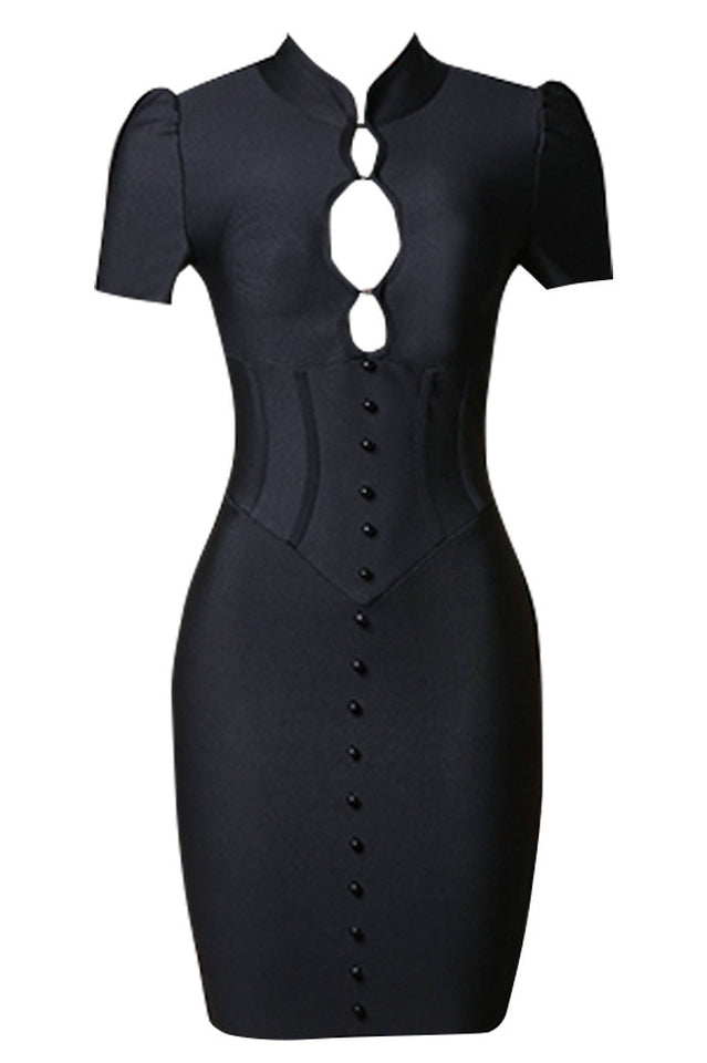 Kiri HIgh Neck Mini Bandage Dress | Dress In Beauty Kiri HIgh Neck Mini Bandage Dress | Dress In Beauty