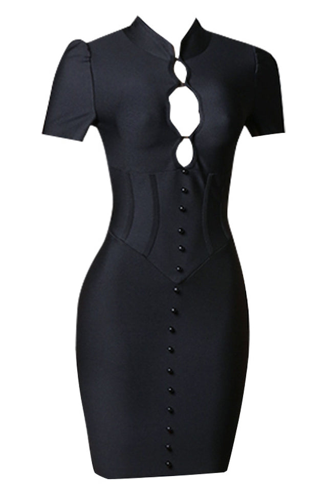 Kiri HIgh Neck Mini Bandage Dress | Dress In Beauty Kiri HIgh Neck Mini Bandage Dress | Dress In Beauty