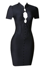 Kiri HIgh Neck Mini Bandage Dress | Dress In Beauty Kiri HIgh Neck Mini Bandage Dress | Dress In Beauty