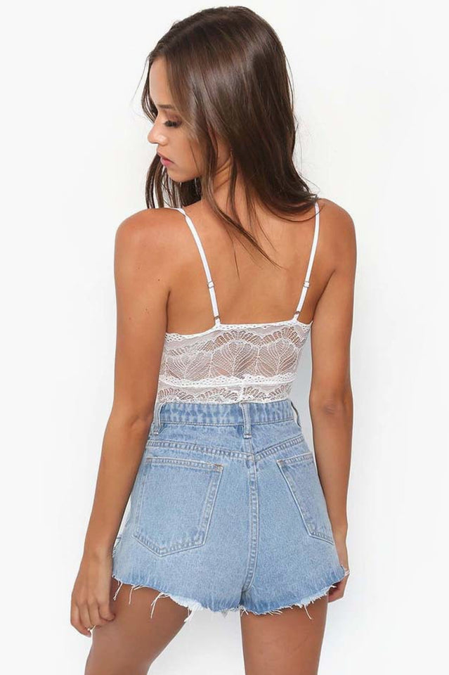 Hollow Out Lace Bodysuit & Lingerie - Dress In Beauty Hollow Out Lace Bodysuit & Lingerie - Dress In Beauty