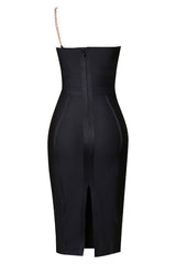 Savina One Shoulder Midi Bandage Dress | Dress In Beauty Savina One Shoulder Midi Bandage Dress | Dress In Beauty