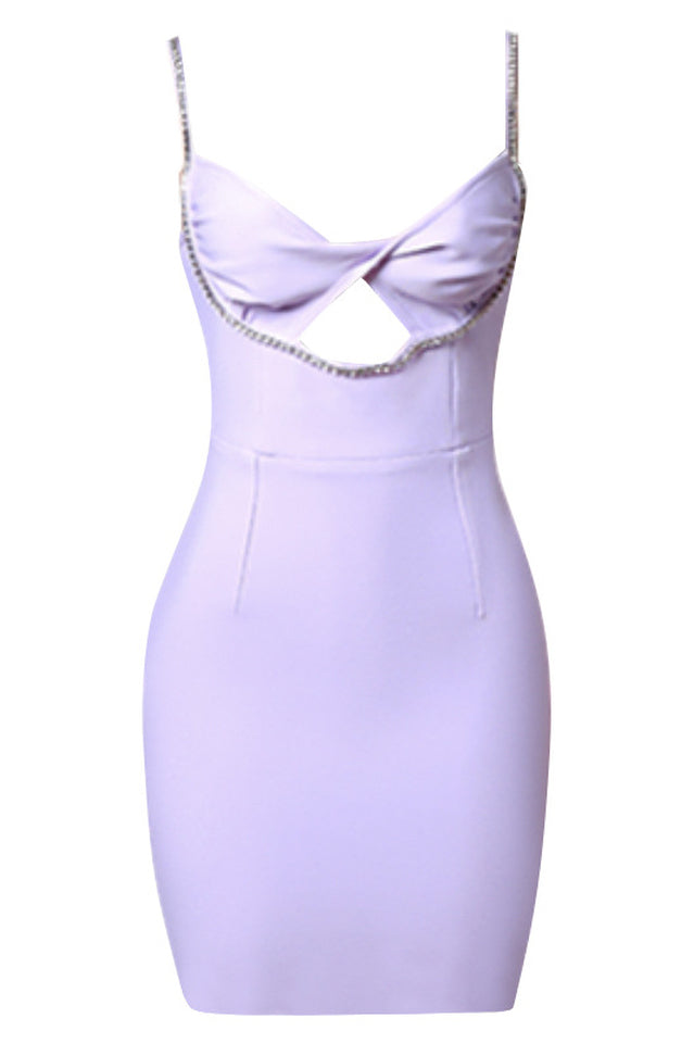 Aurelian Embellished Strap Cut Out Dress | Dress In Beauty Aurelian Embellished Strap Cut Out Dress | Dress In Beauty