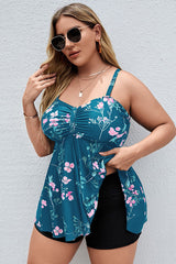 Floral Print Swim Dress With Shorts | Dress In Beauty Floral Print Swim Dress With Shorts | Dress In Beauty