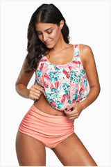 Ruffled High Waist Tankinis - Dress In Beauty Ruffled High Waist Tankinis - Dress In Beauty