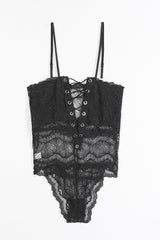 Hollow Out Lace Bodysuit & Lingerie - Dress In Beauty Hollow Out Lace Bodysuit & Lingerie - Dress In Beauty