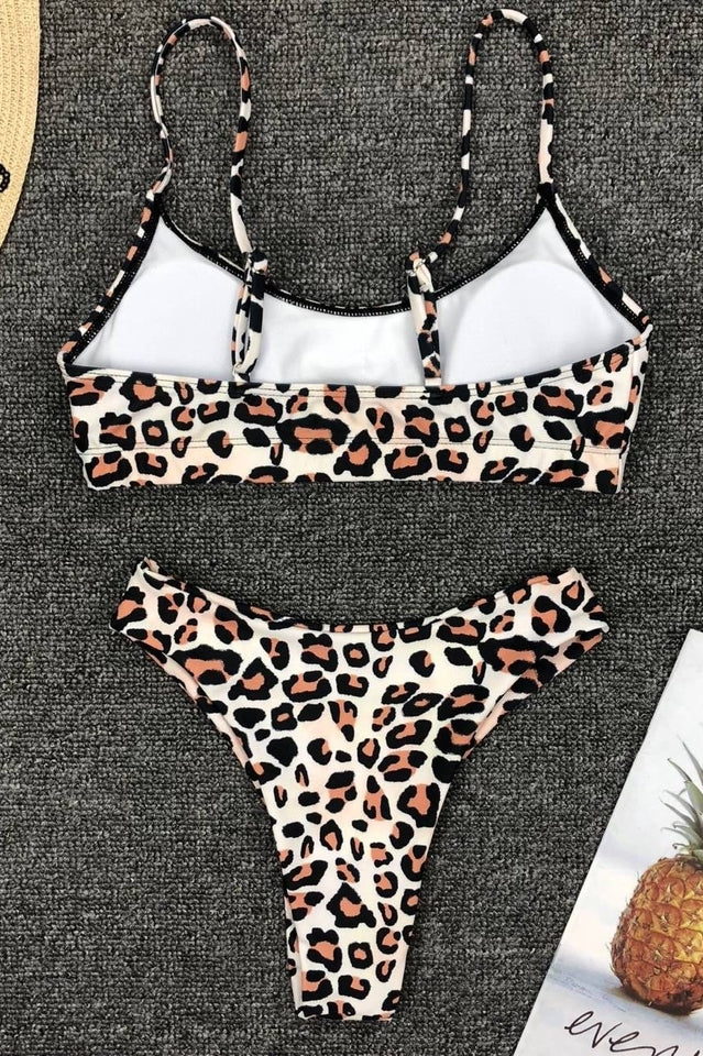 Leopard Print Bikini Set (Multicolor) - Dress In Beauty Leopard Print Bikini Set (Multicolor) - Dress In Beauty