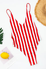 Stripe One Piece Swimsuit - Dress In Beauty Stripe One Piece Swimsuit - Dress In Beauty