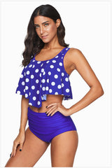 Ruffled High Waist Tankinis - Dress In Beauty Ruffled High Waist Tankinis - Dress In Beauty