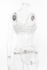 Lace Halter Sexy Lingerie Set - Dress In Beauty Lace Halter Sexy Lingerie Set - Dress In Beauty