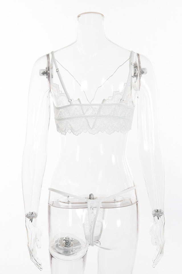 Lace Halter Sexy Lingerie Set - Dress In Beauty Lace Halter Sexy Lingerie Set - Dress In Beauty