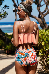 Ruffled High Waist Tankinis - Dress In Beauty Ruffled High Waist Tankinis - Dress In Beauty