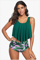 Ruffled High Waist Tankinis - Dress In Beauty Ruffled High Waist Tankinis - Dress In Beauty