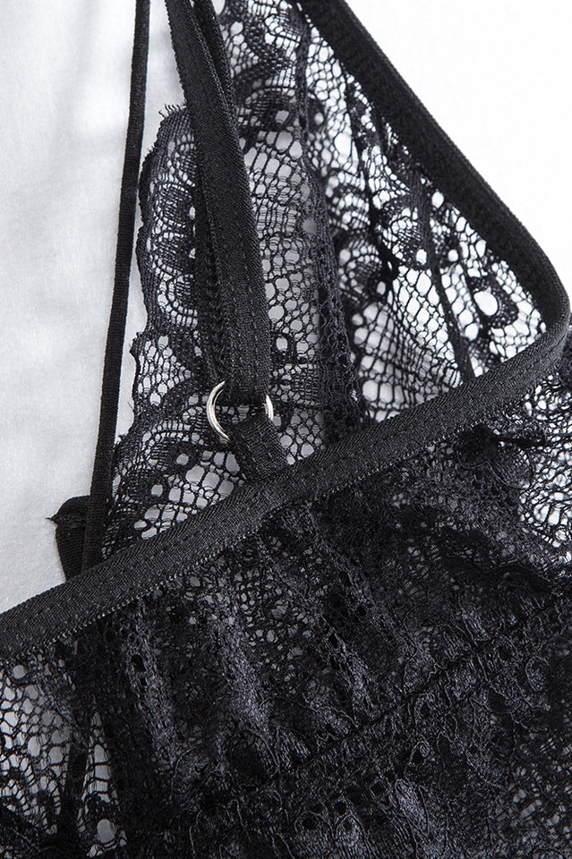 Lace Halter Sexy Lingerie Set - Dress In Beauty Lace Halter Sexy Lingerie Set - Dress In Beauty