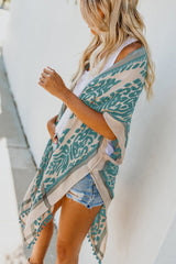 Seaside Resort Cardigan Printed Pompom Kimono | Dress In Beauty Seaside Resort Cardigan Printed Pompom Kimono | Dress In Beauty
