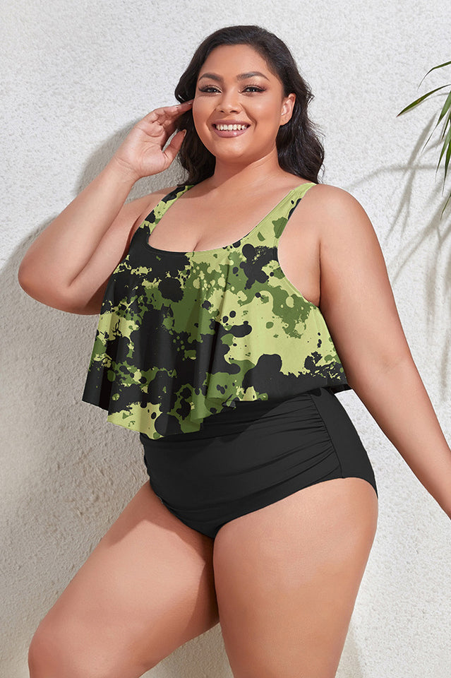 (L-4XL) Floral High Waist Bikini Set | Dress In Beauty (L-4XL) Floral High Waist Bikini Set | Dress In Beauty