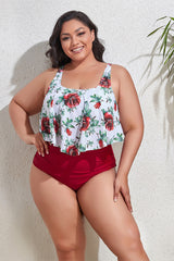 (L-4XL) Floral High Waist Bikini Set | Dress In Beauty (L-4XL) Floral High Waist Bikini Set | Dress In Beauty