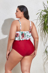 (L-4XL) Floral High Waist Bikini Set | Dress In Beauty (L-4XL) Floral High Waist Bikini Set | Dress In Beauty