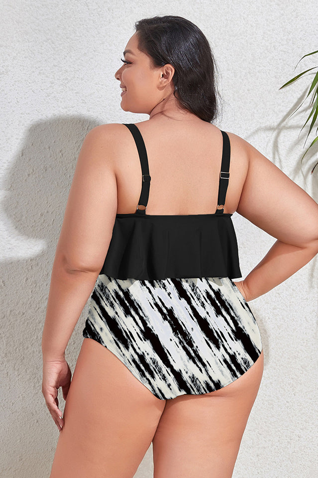 (L-4XL) Floral High Waist Bikini Set | Dress In Beauty (L-4XL) Floral High Waist Bikini Set | Dress In Beauty