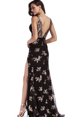 Backless Maxi Sequin Dress - Dress In Beauty Backless Maxi Sequin Dress - Dress In Beauty