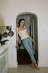 Lace Up White Tank Top - Dress In Beauty Lace Up White Tank Top - Dress In Beauty