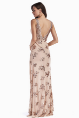 Backless Maxi Sequin Dress - Dress In Beauty Backless Maxi Sequin Dress - Dress In Beauty