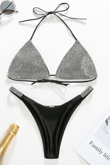 Bandage Rhinestone Bikini Set - Dress In Beauty Bandage Rhinestone Bikini Set - Dress In Beauty