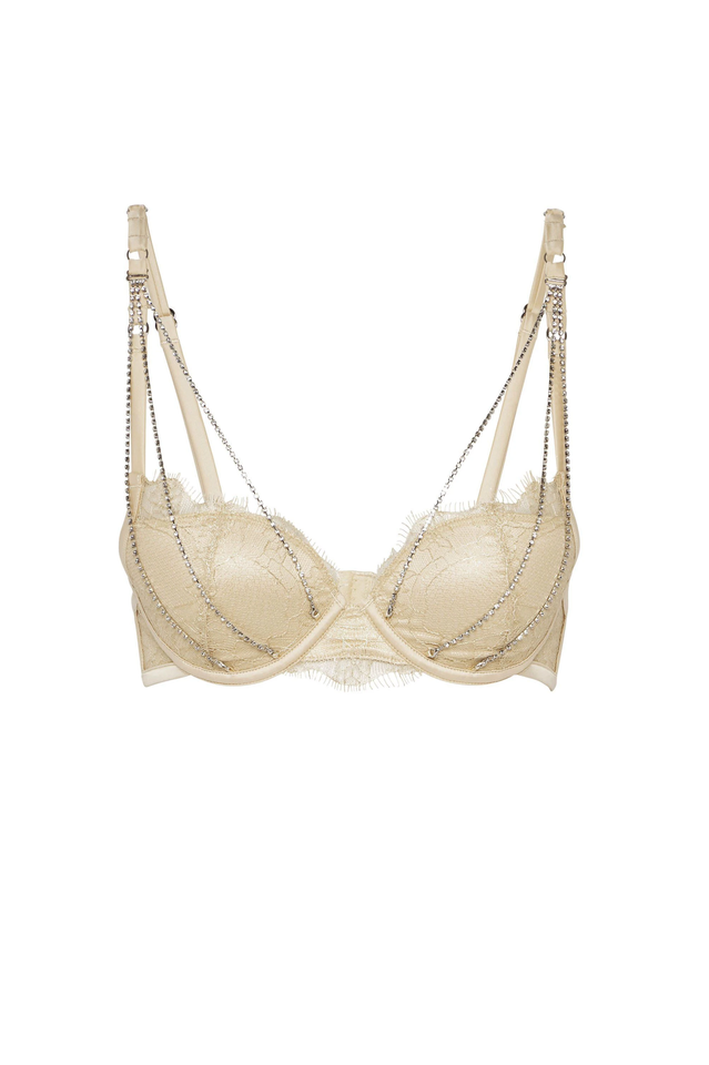 Chain Bra & Underwear Garter Belt Set - Dress In Beauty Chain Bra & Underwear Garter Belt Set - Dress In Beauty