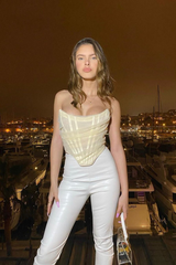 Mesh Boned Corset Top - Dress In Beauty Mesh Boned Corset Top - Dress In Beauty