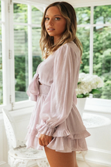 V Neck Summer Mini Dress - Dress In Beauty V Neck Summer Mini Dress - Dress In Beauty