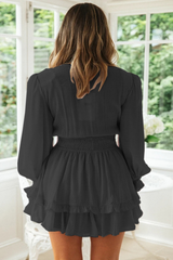 V Neck Summer Mini Dress - Dress In Beauty V Neck Summer Mini Dress - Dress In Beauty