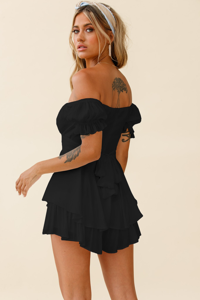 Boho Off Shoulder Romper - Dress In Beauty Boho Off Shoulder Romper - Dress In Beauty