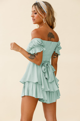 Boho Off Shoulder Romper - Dress In Beauty Boho Off Shoulder Romper - Dress In Beauty